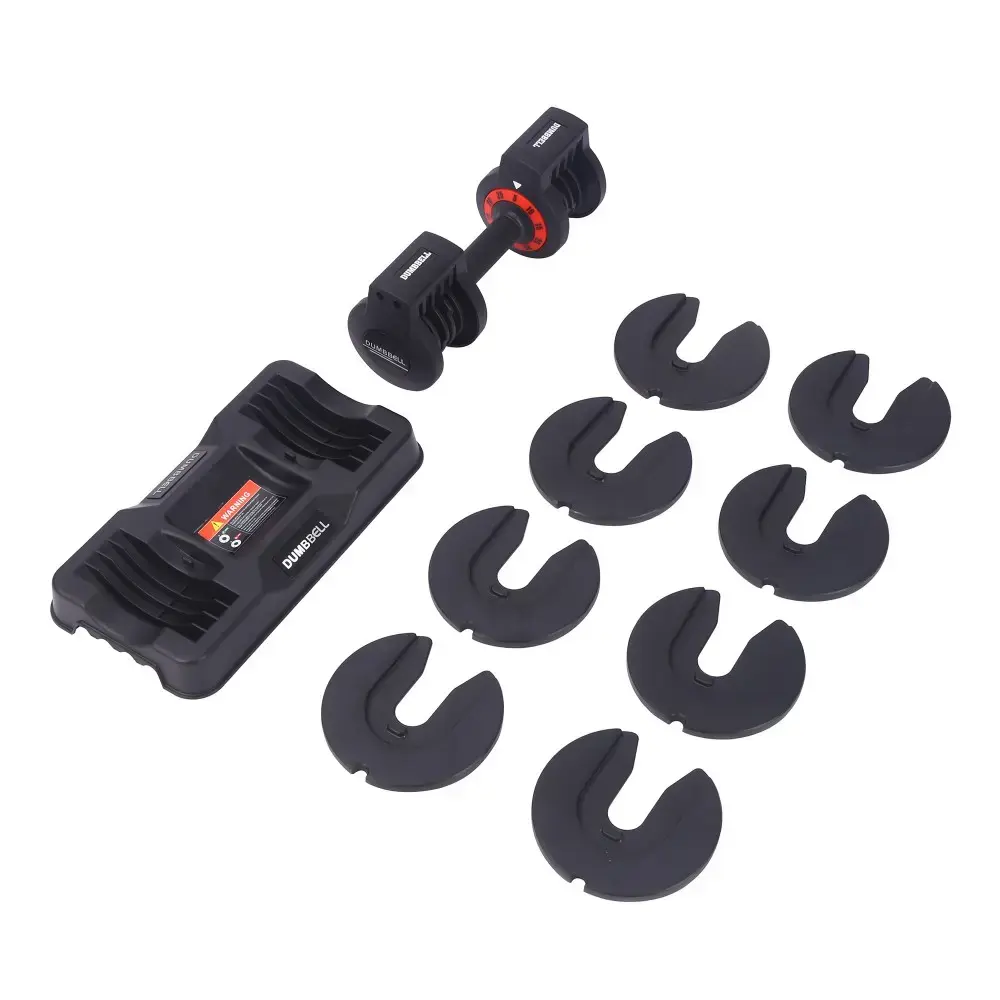 Adjustable dumbbells’ adjustment performance and stability test